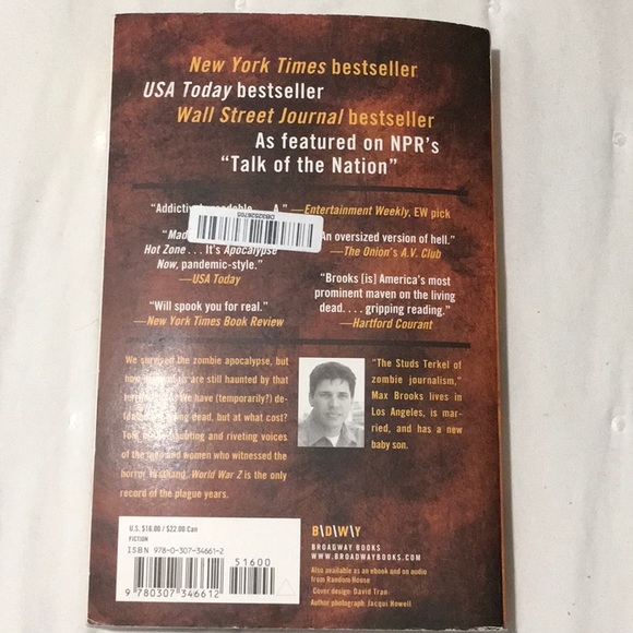 World War Z Novel - Picture 2 of 5